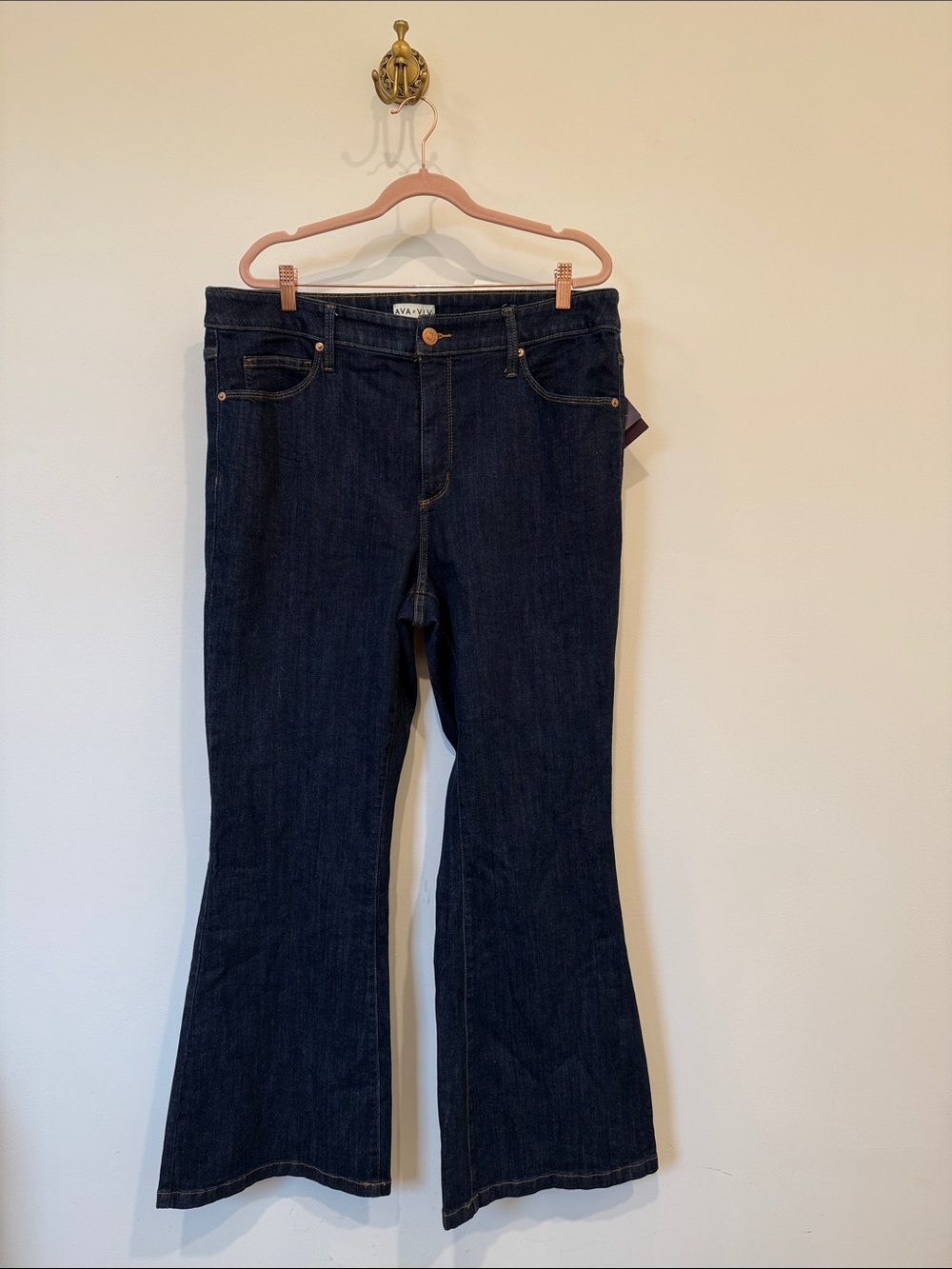 Ava & Viv Dark Blue Flare Jeans